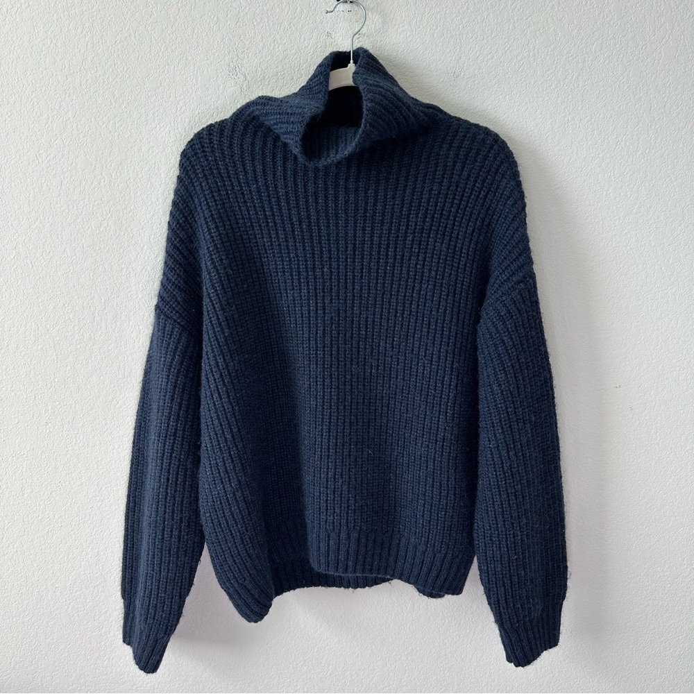 ANINE BING Sydney Knit Navy Blue Sweater SZ S - Picture 3 of 8